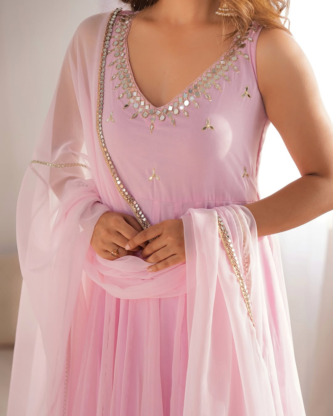 Celebrate With Style In Pink Outfit