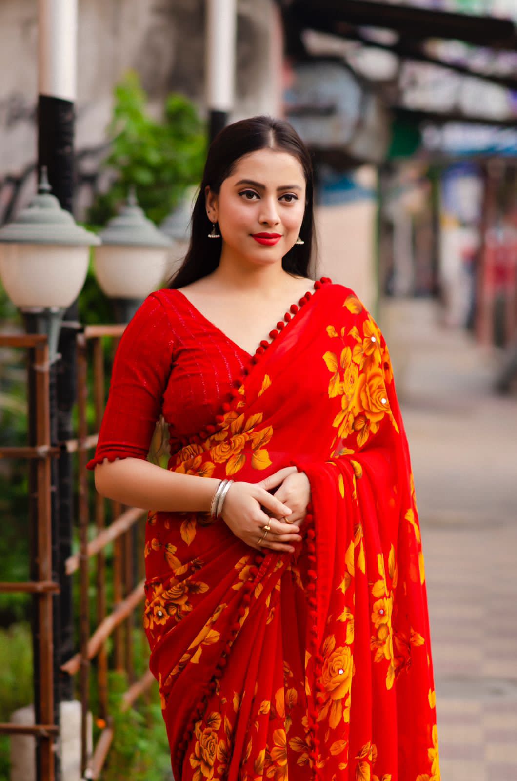 Pum Pum Soft Georgette Attractive Saree
