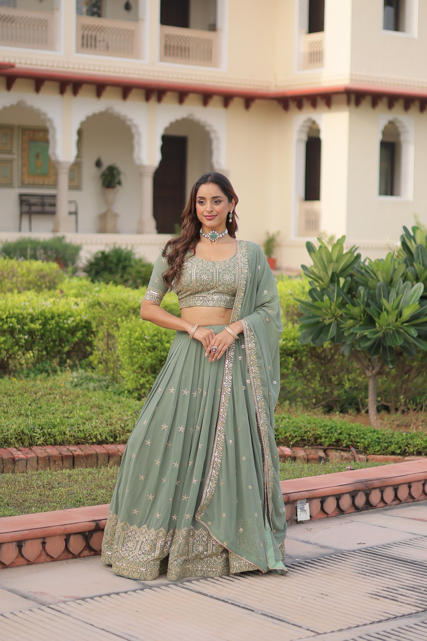 ATTRACTIVE LEHENGA CHOLI WITH DUPATTA