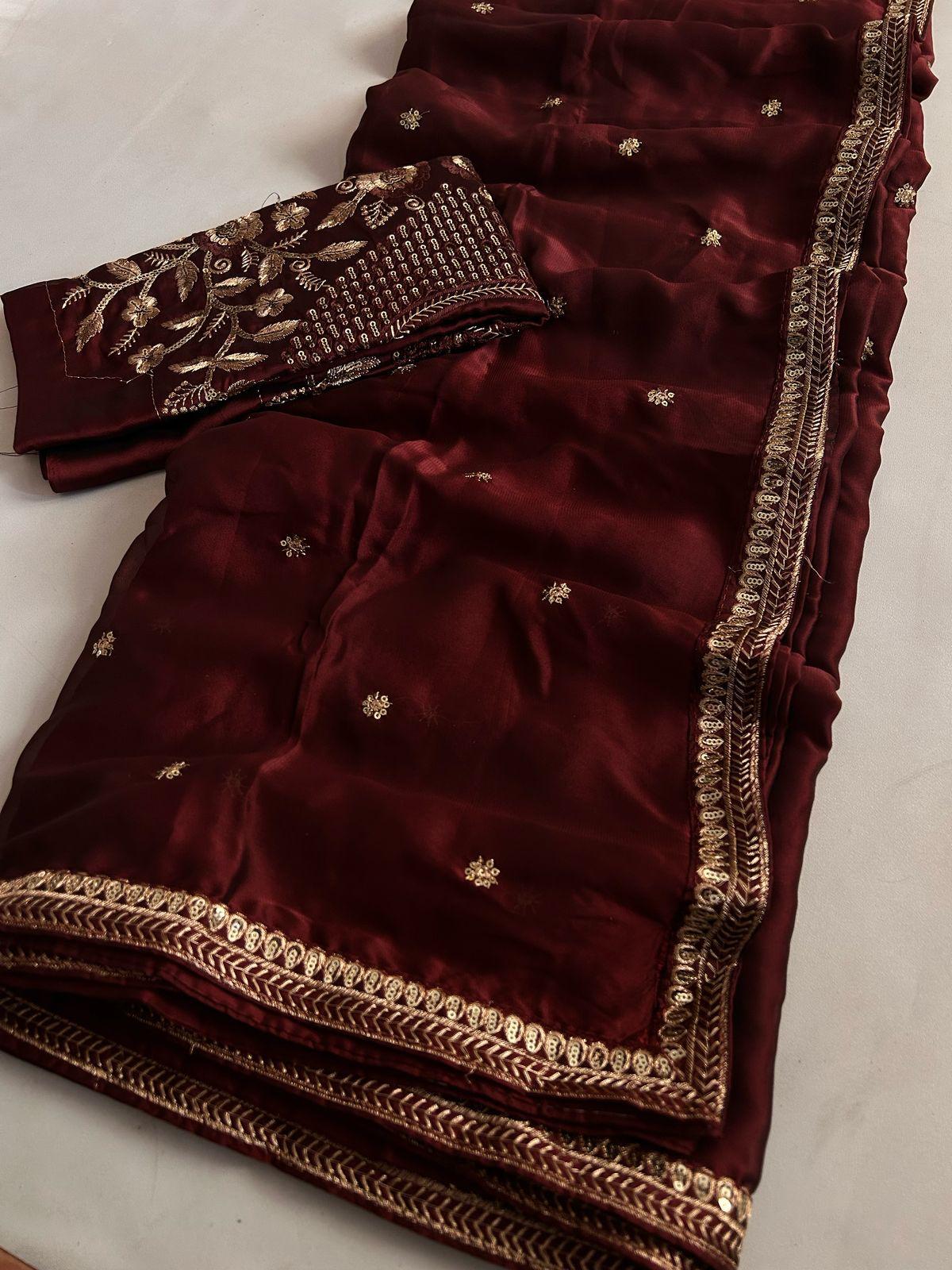Royal Blooming Rangoli Silk Designer Saree