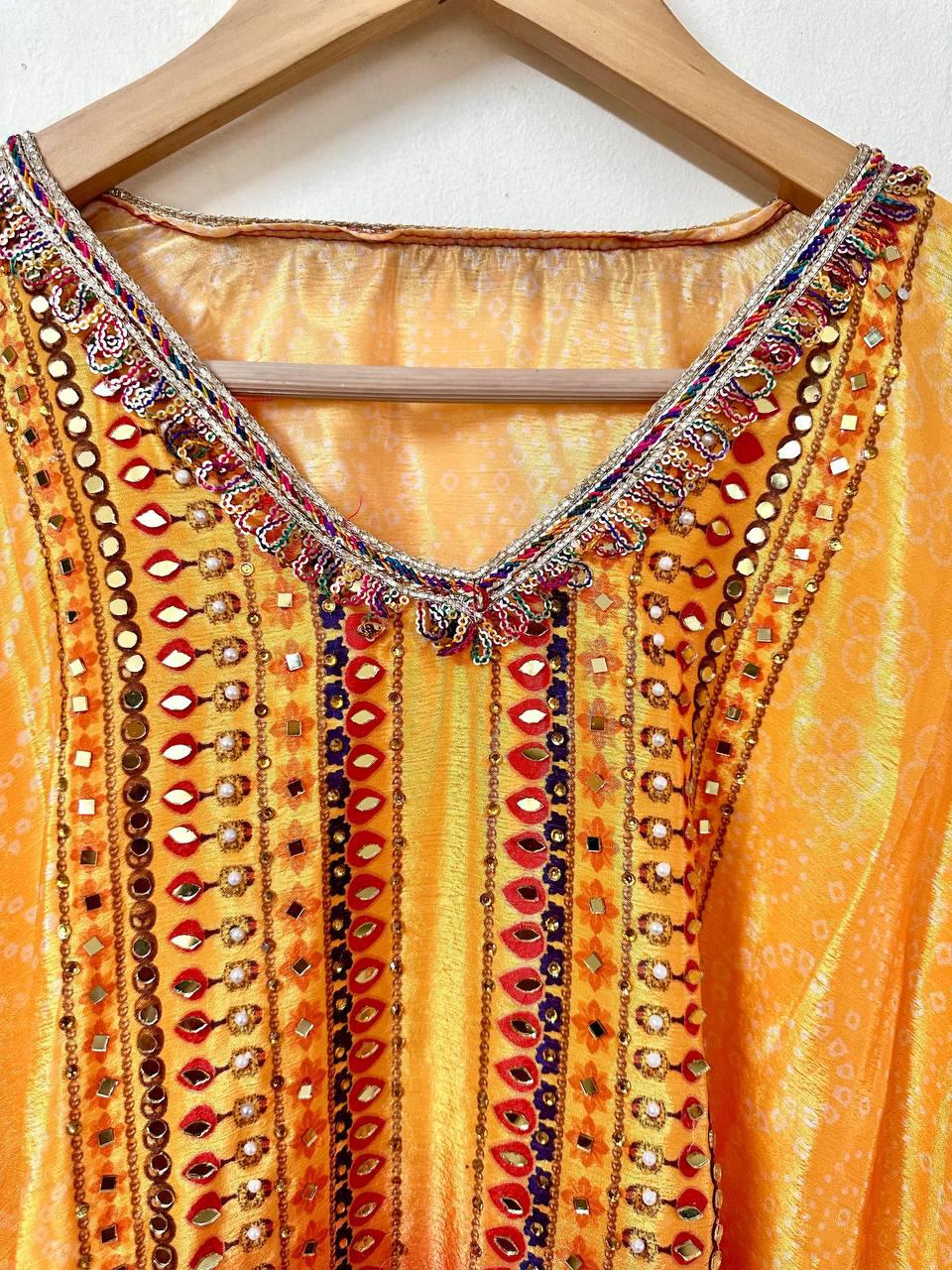 Festive Kaftan Dhoti Unique Outfit