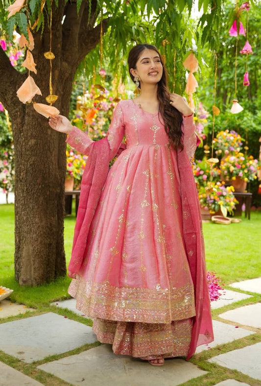 Royal Elegant Heavy Embroidered Sequence Work Set