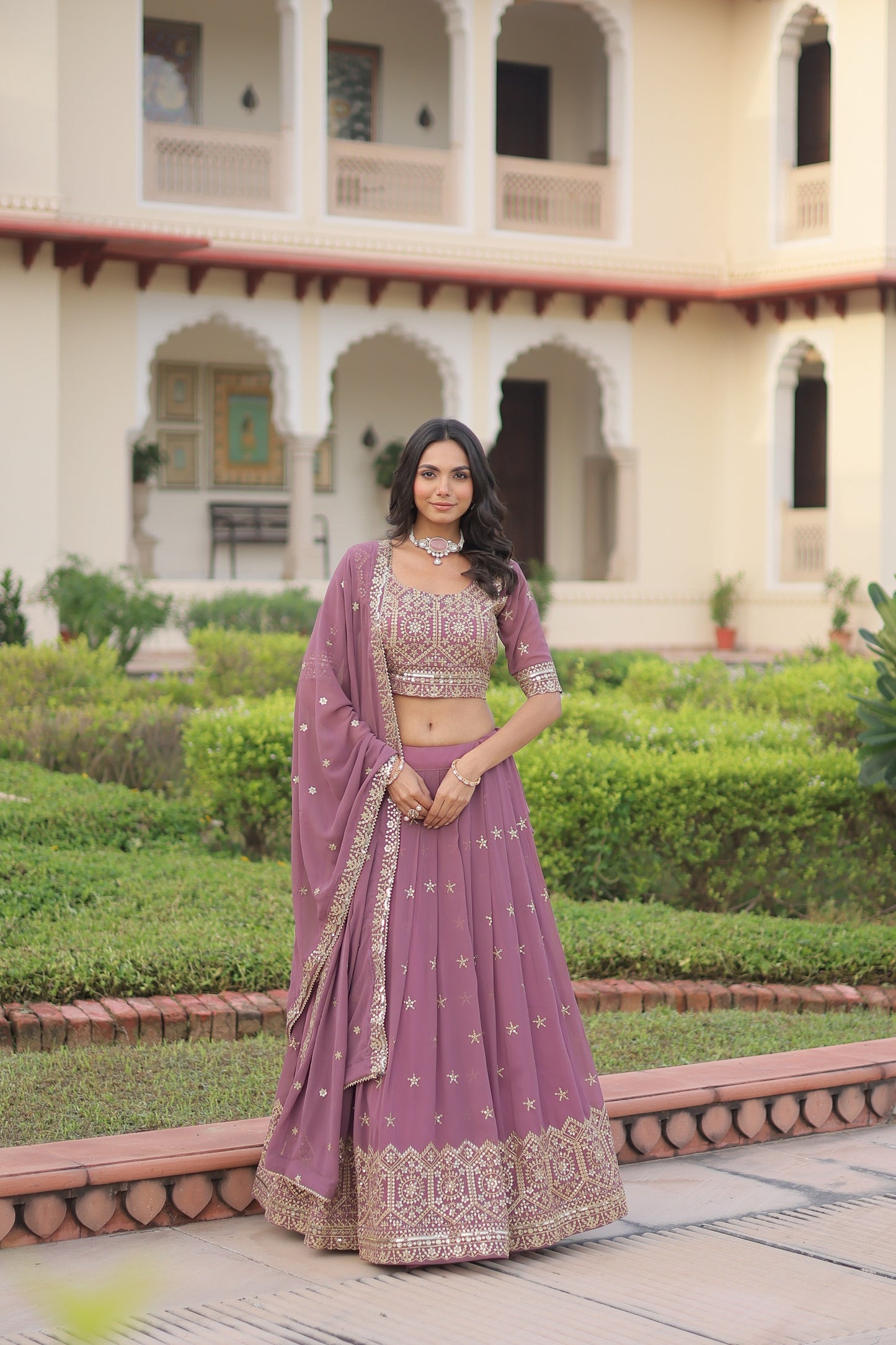 ATTRACTIVE LEHENGA CHOLI WITH DUPATTA