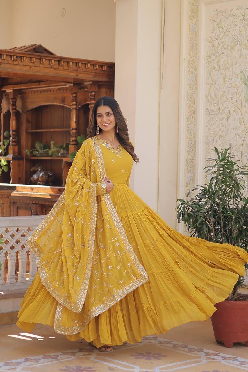 SUMMER 2026 PASTAL GOWN-WITH-DUPATTA SETS
