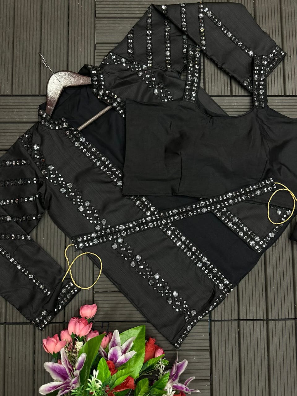 Ready To Wear Trending Coord Jacket Saree