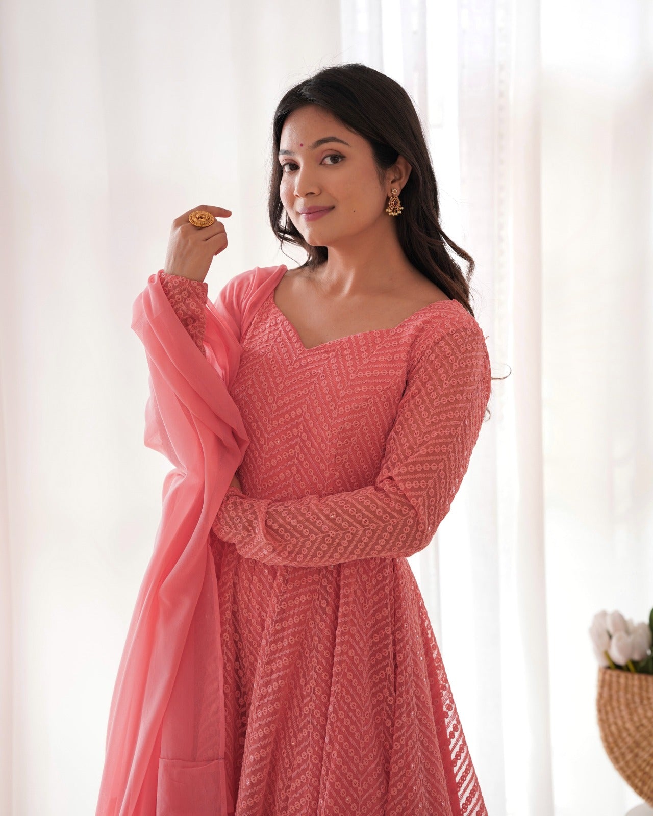 Timeless & Classic Luckhnawi Style Suit