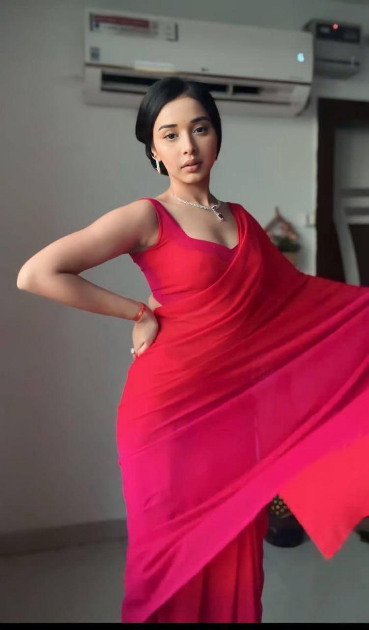 Effortless Ready To Wear Pleated Saree
