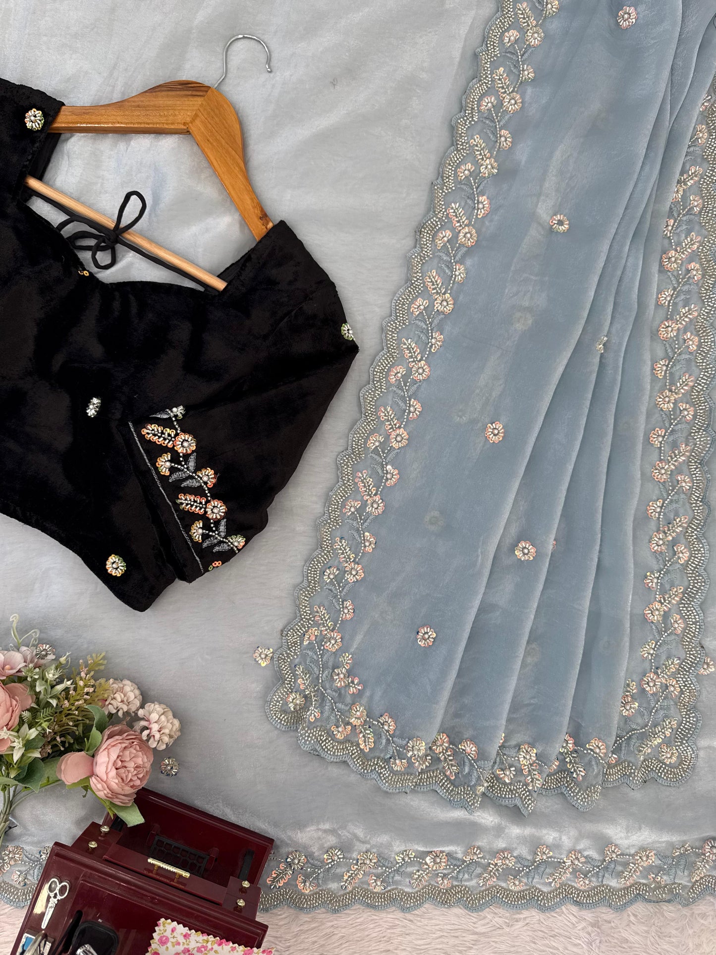 Rich Detailing Premium Eye Catching Saree