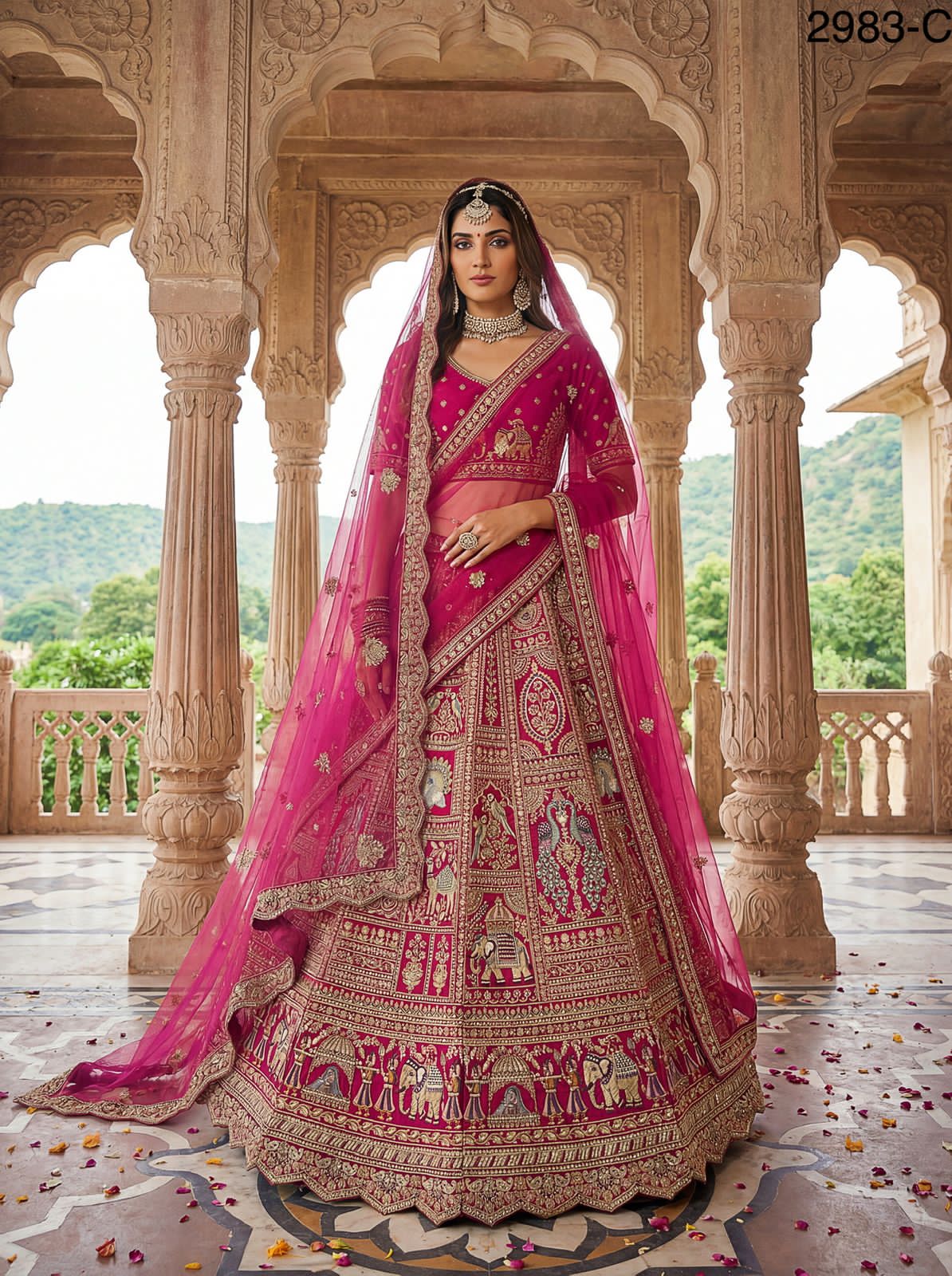 Handcrafted Handworked Premium Bridal Lehenga