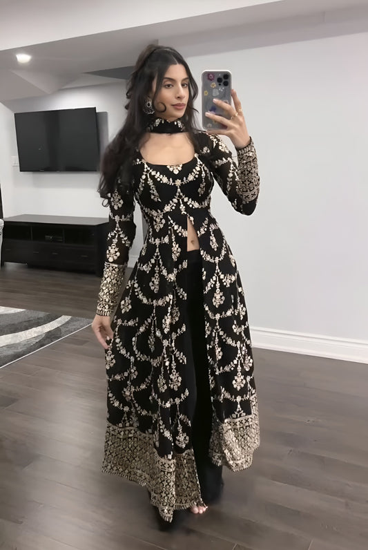 FESTIVAL BLING BLACK OUTFIT