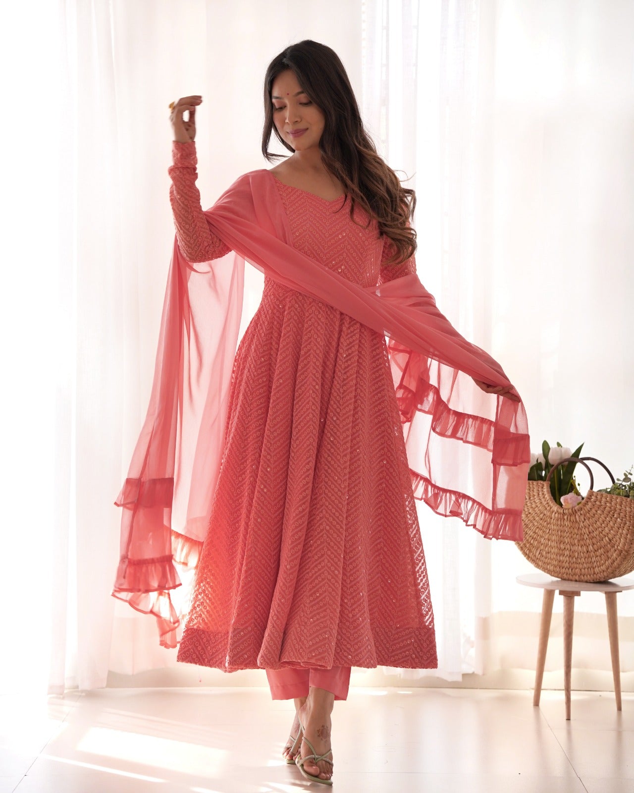 Timeless & Classic Luckhnawi Style Suit