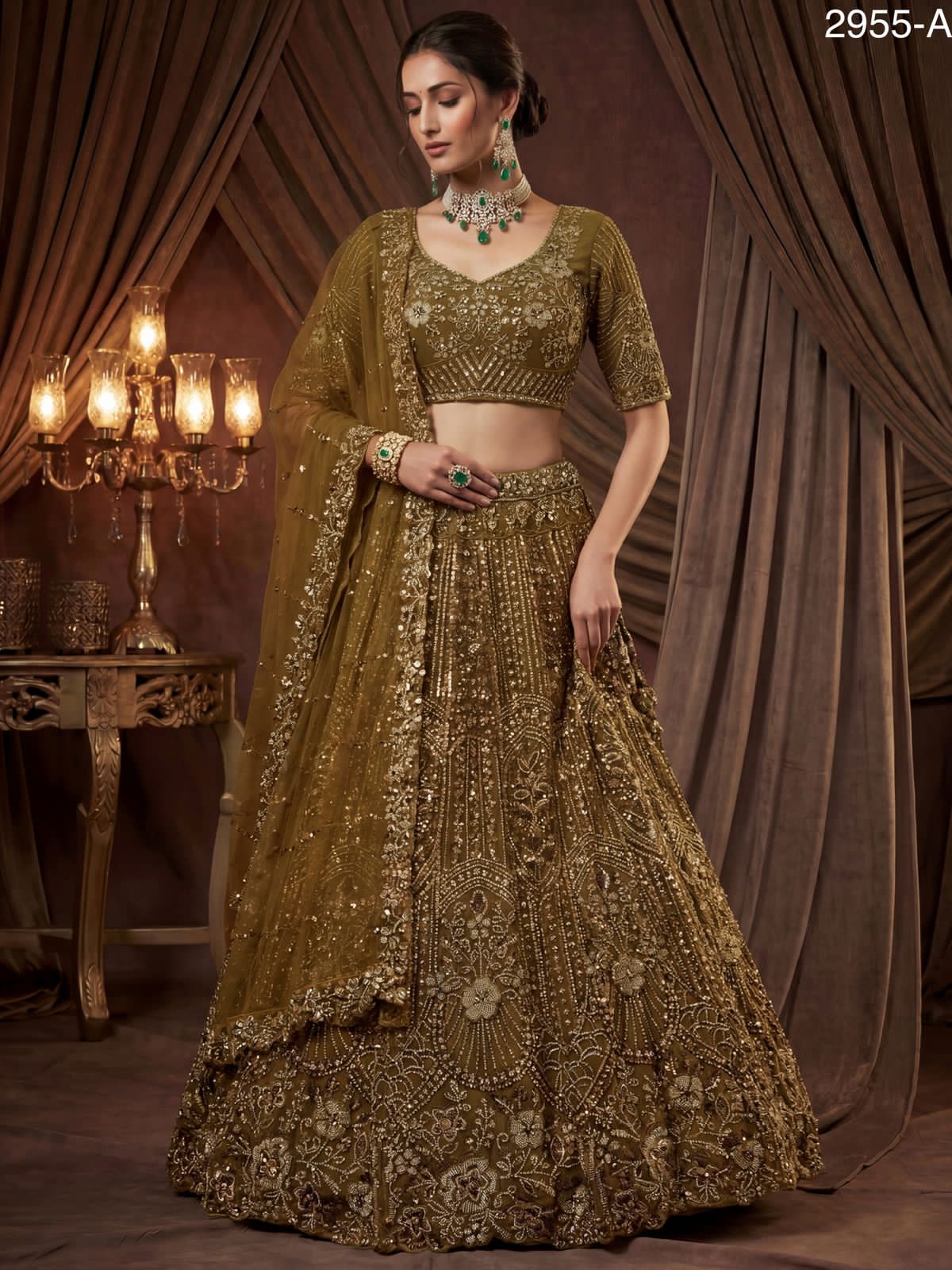 Ultra Premium Eye-Catchy Handwork Lehenga choli