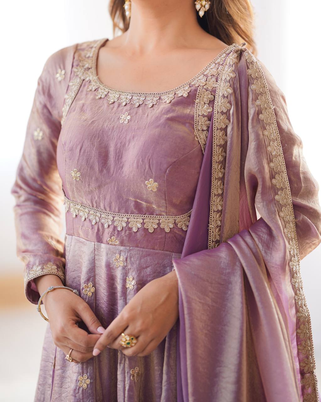 Superior Party Wear Stylish Gown - Ready To Wear