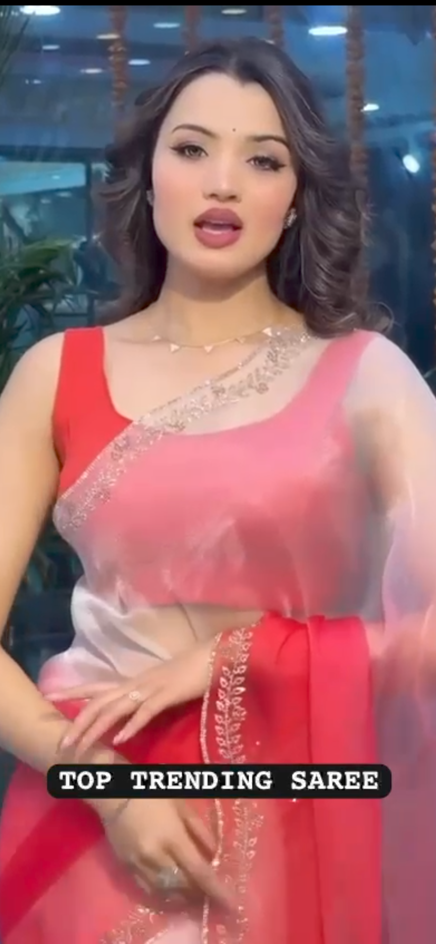 Dual Shade Celebrity Style Saree