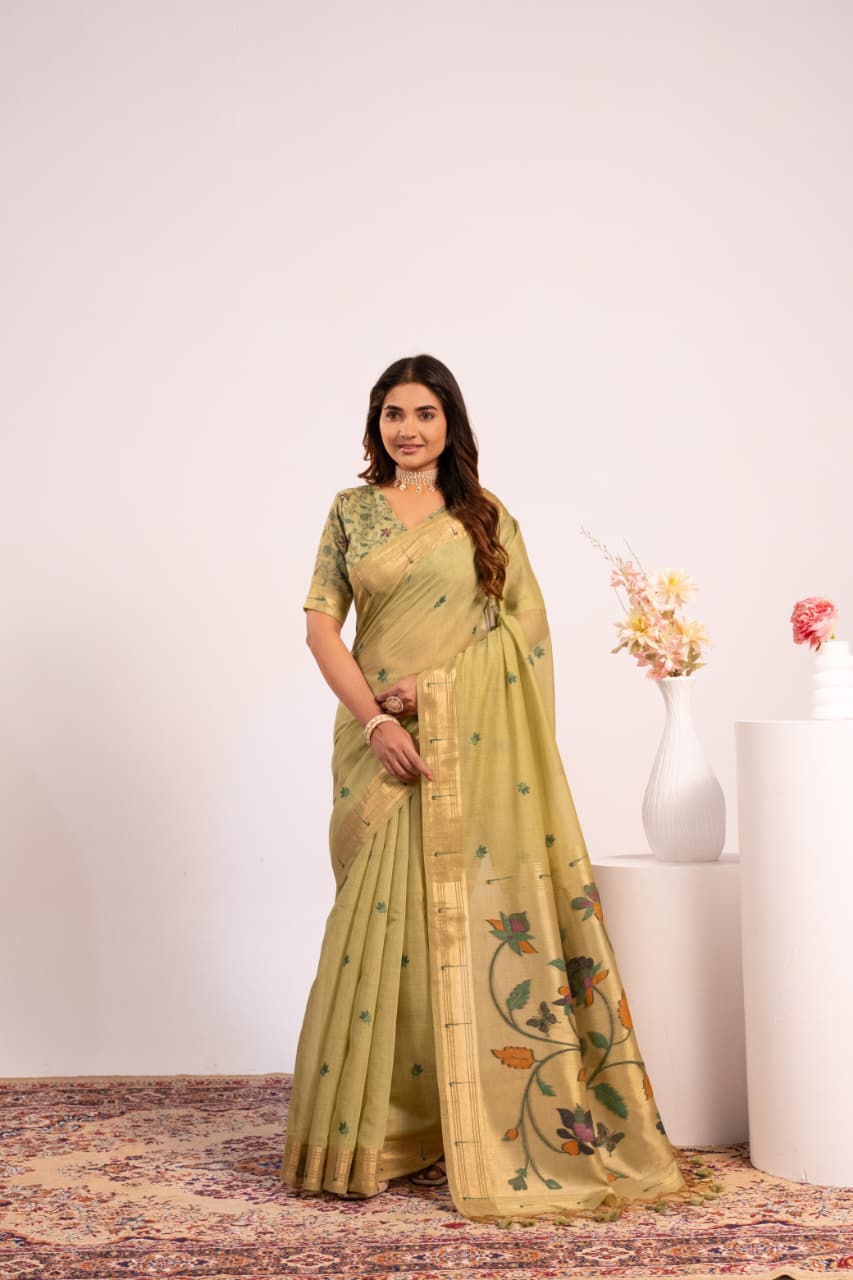 Premium Paithani Weaving Saree
