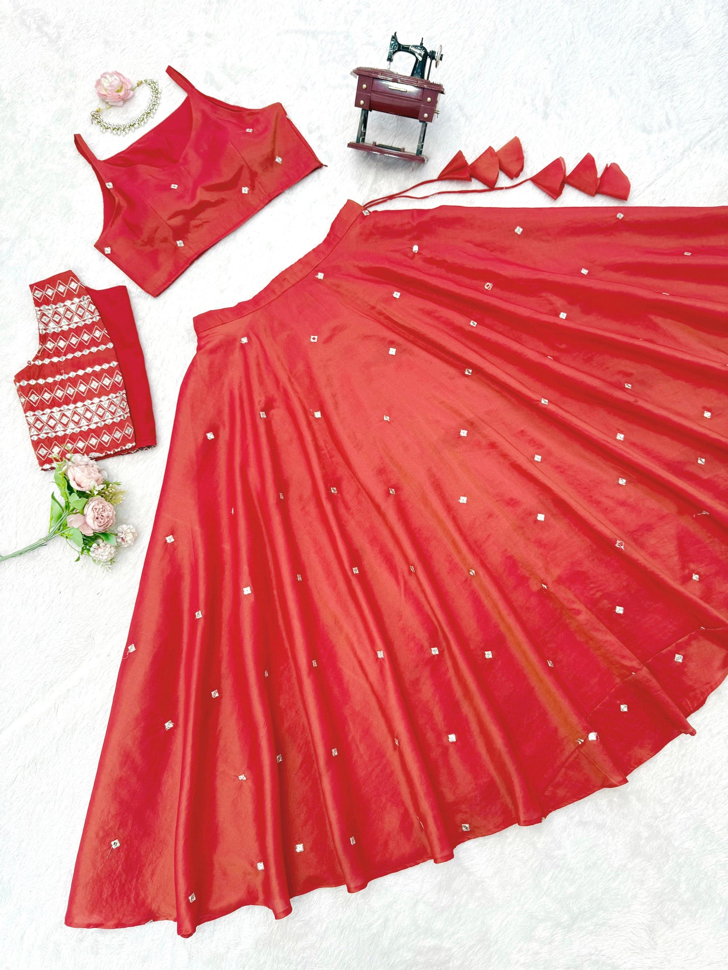 Orange Indo Western Attractive Outfit