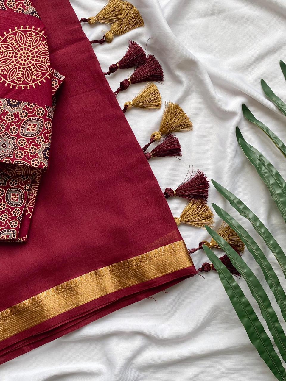 Designer Chic Pure Mul Cotton Saree