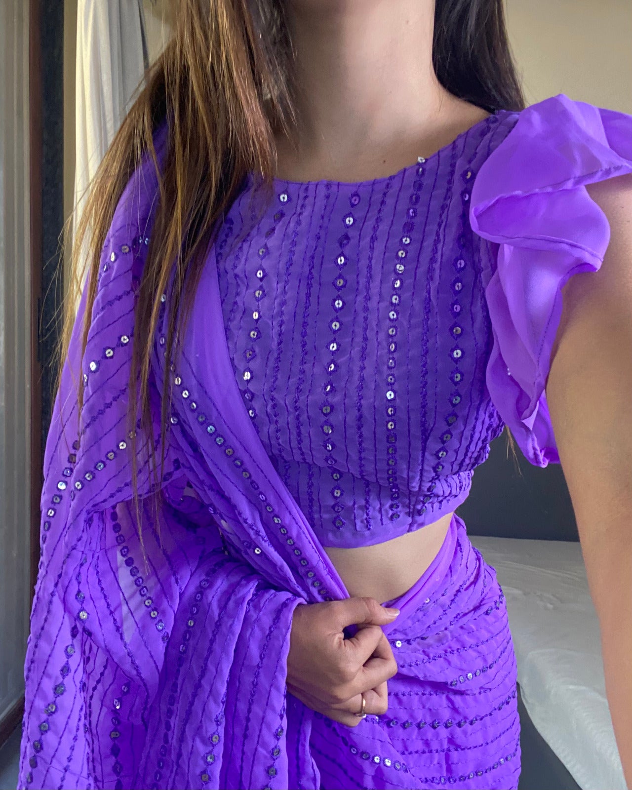 Bling Bollywood Looks Party Saree