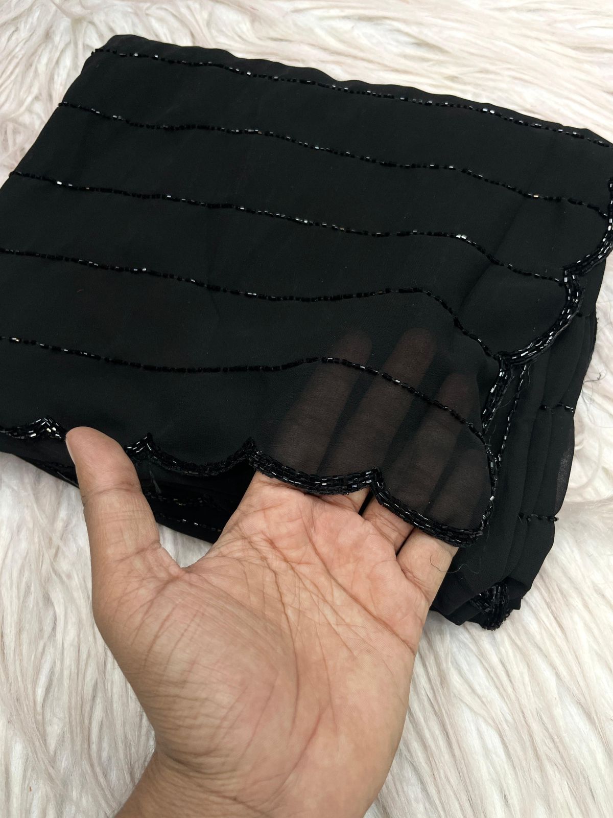 Bling Black Bold Beautiful Saree