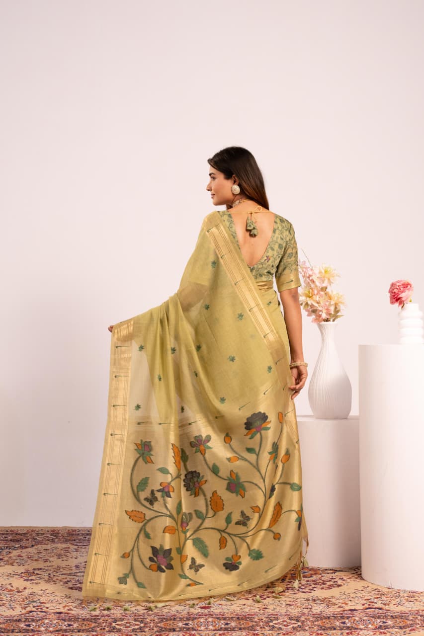 Premium Paithani Weaving Saree