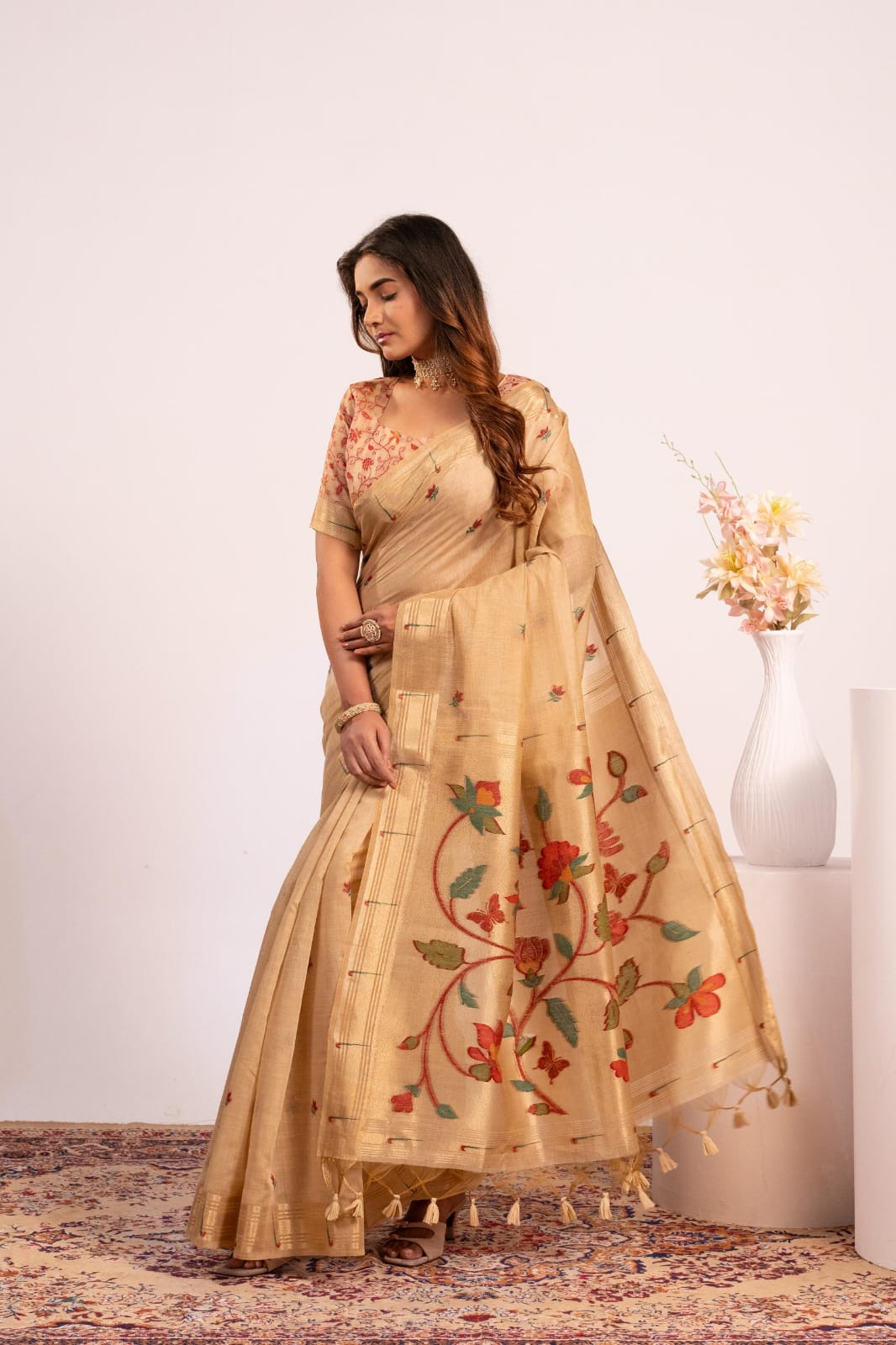 Premium Paithani Weaving Saree
