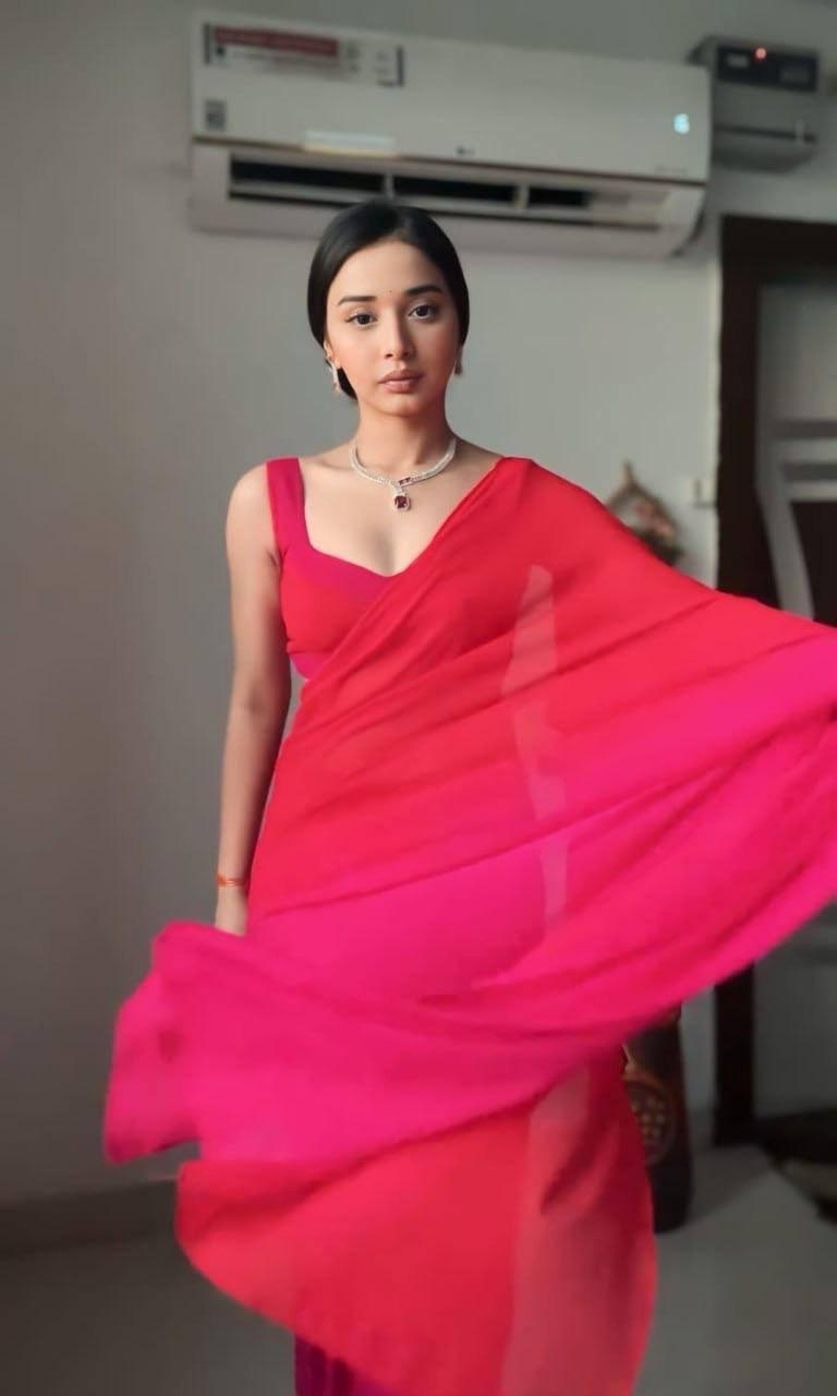 Effortless Ready To Wear Pleated Saree