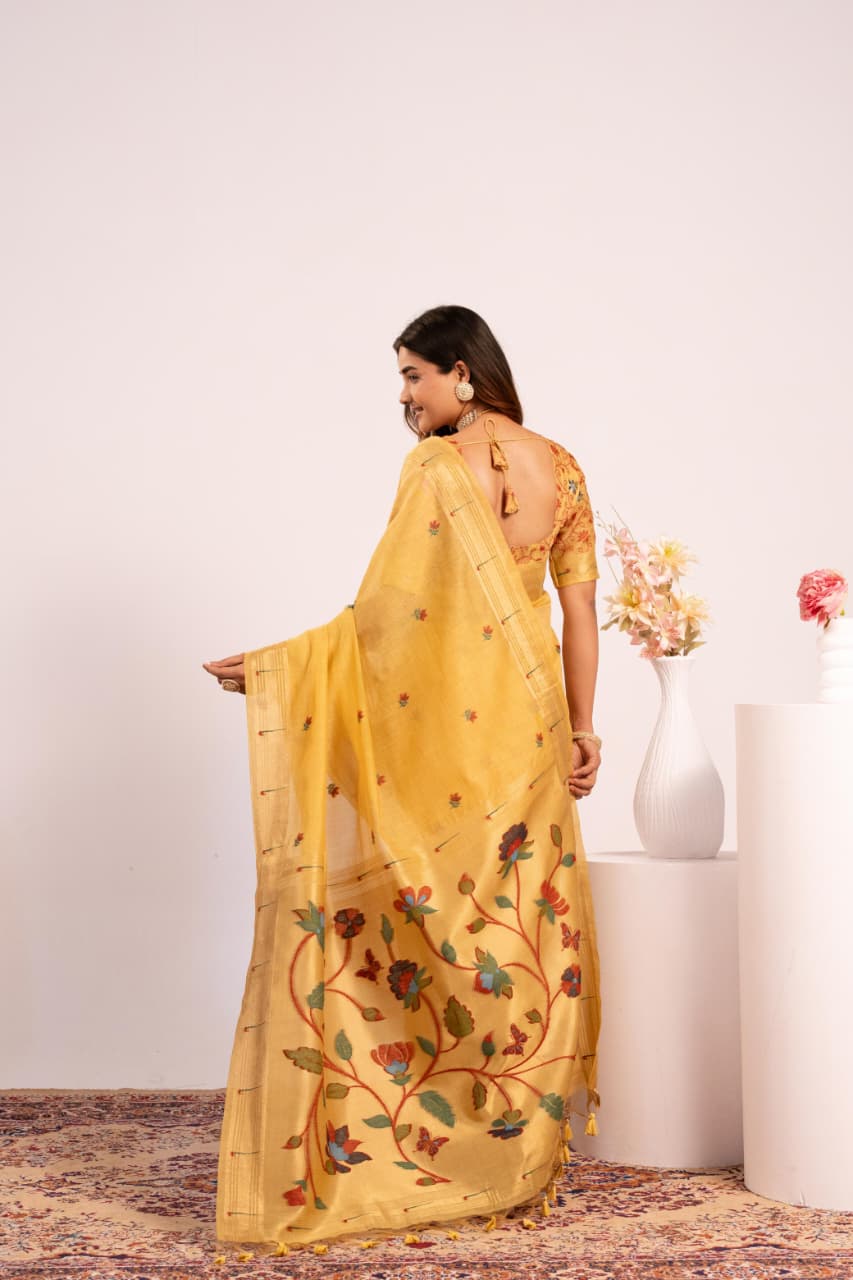 Premium Paithani Weaving Saree