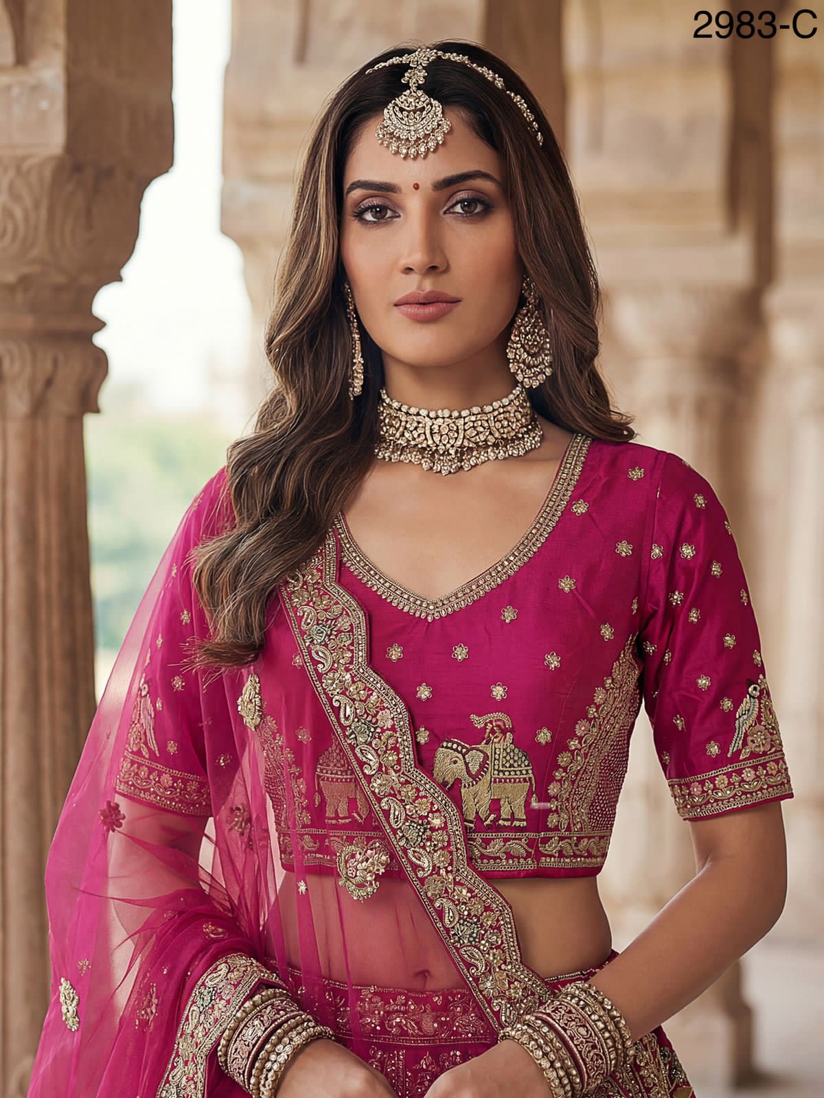 Handcrafted Handworked Premium Bridal Lehenga