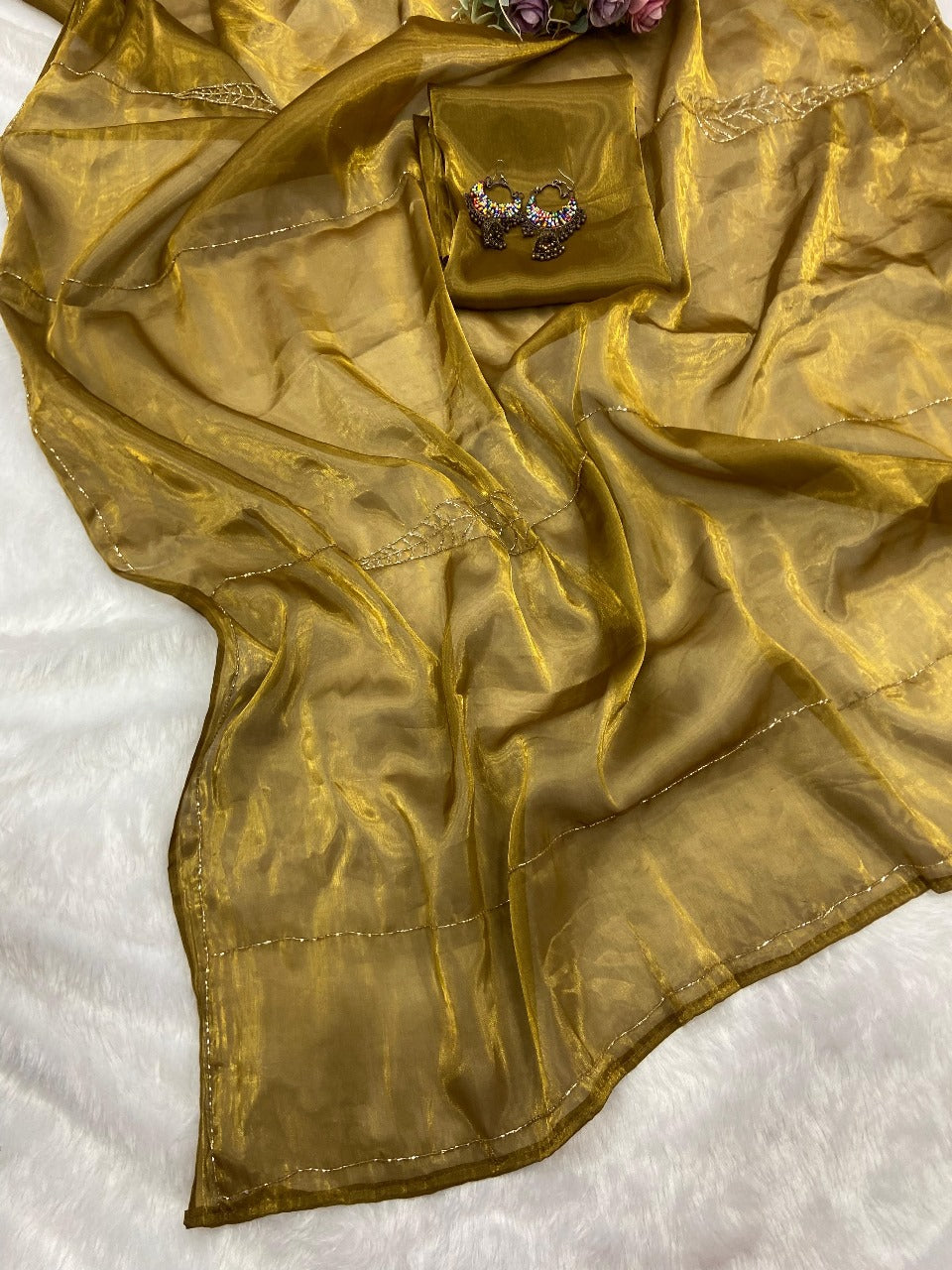 Golden Ensemble Premium Silk Saree