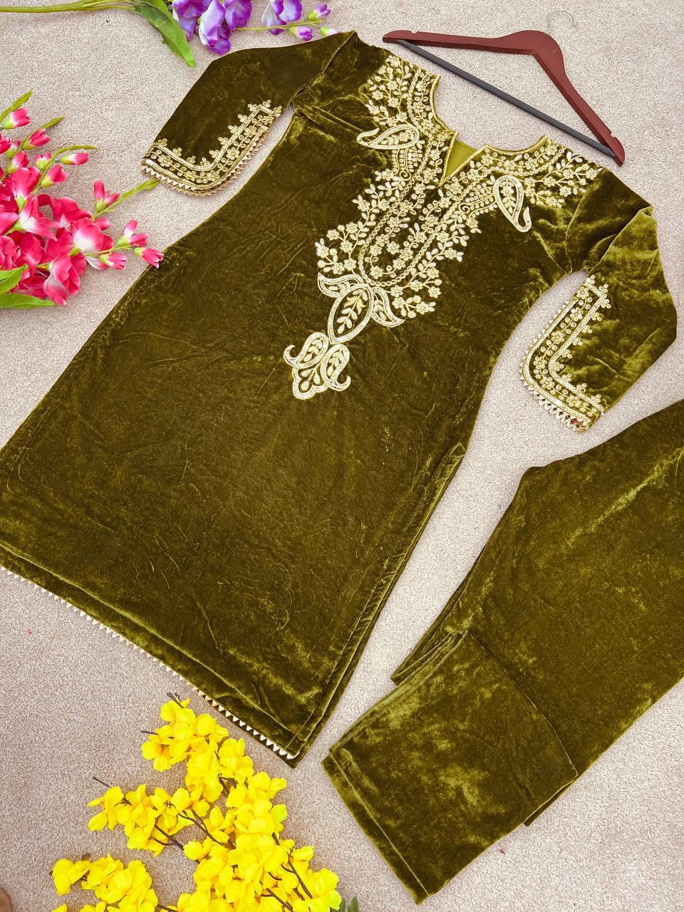 Velvet Vibes Party Suits In Multiple Colours