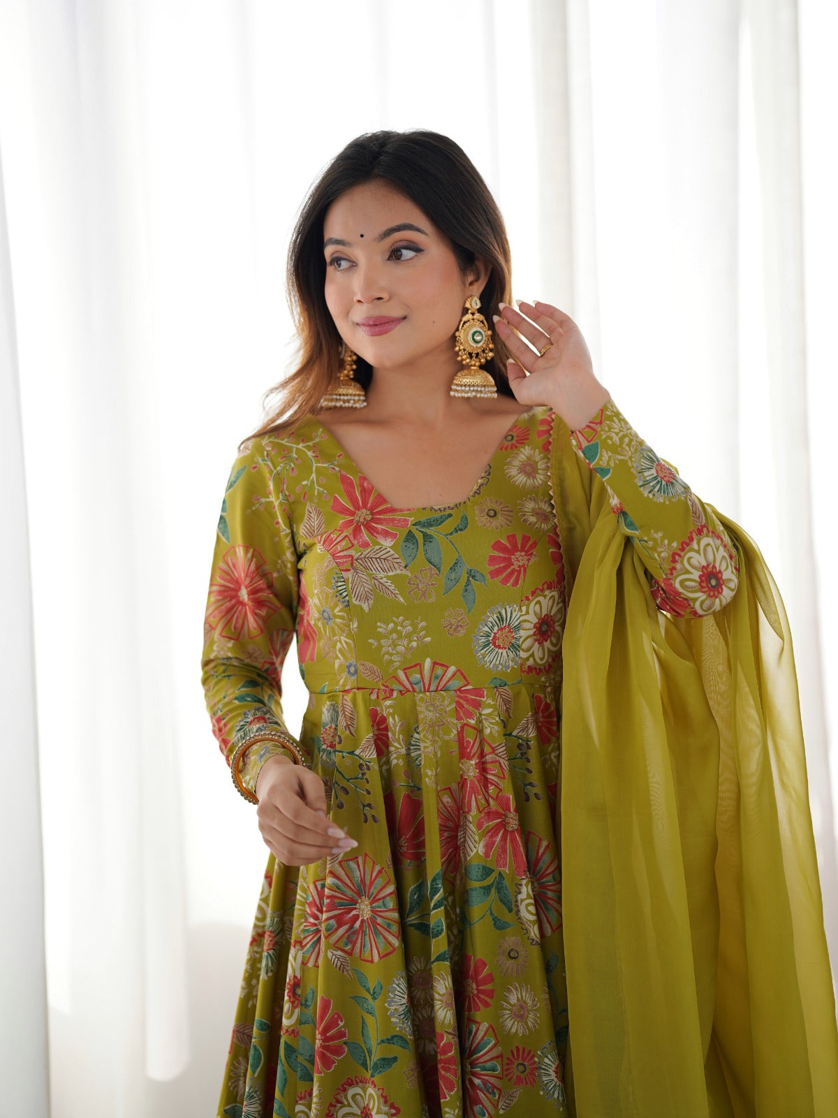Kediya Style Stylish Outfit (Ready to Wear)