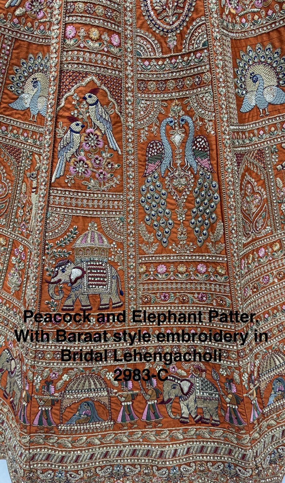 Handcrafted Handworked Premium Bridal Lehenga