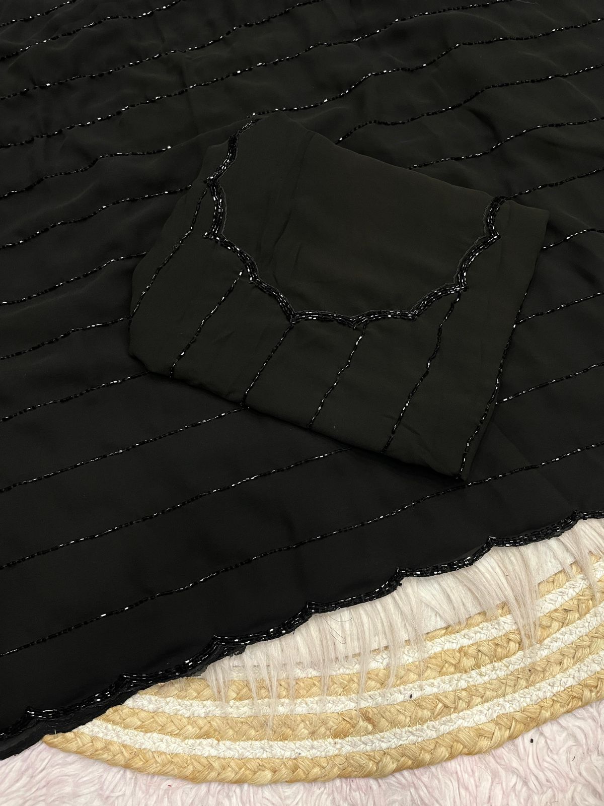 Bling Black Bold Beautiful Saree