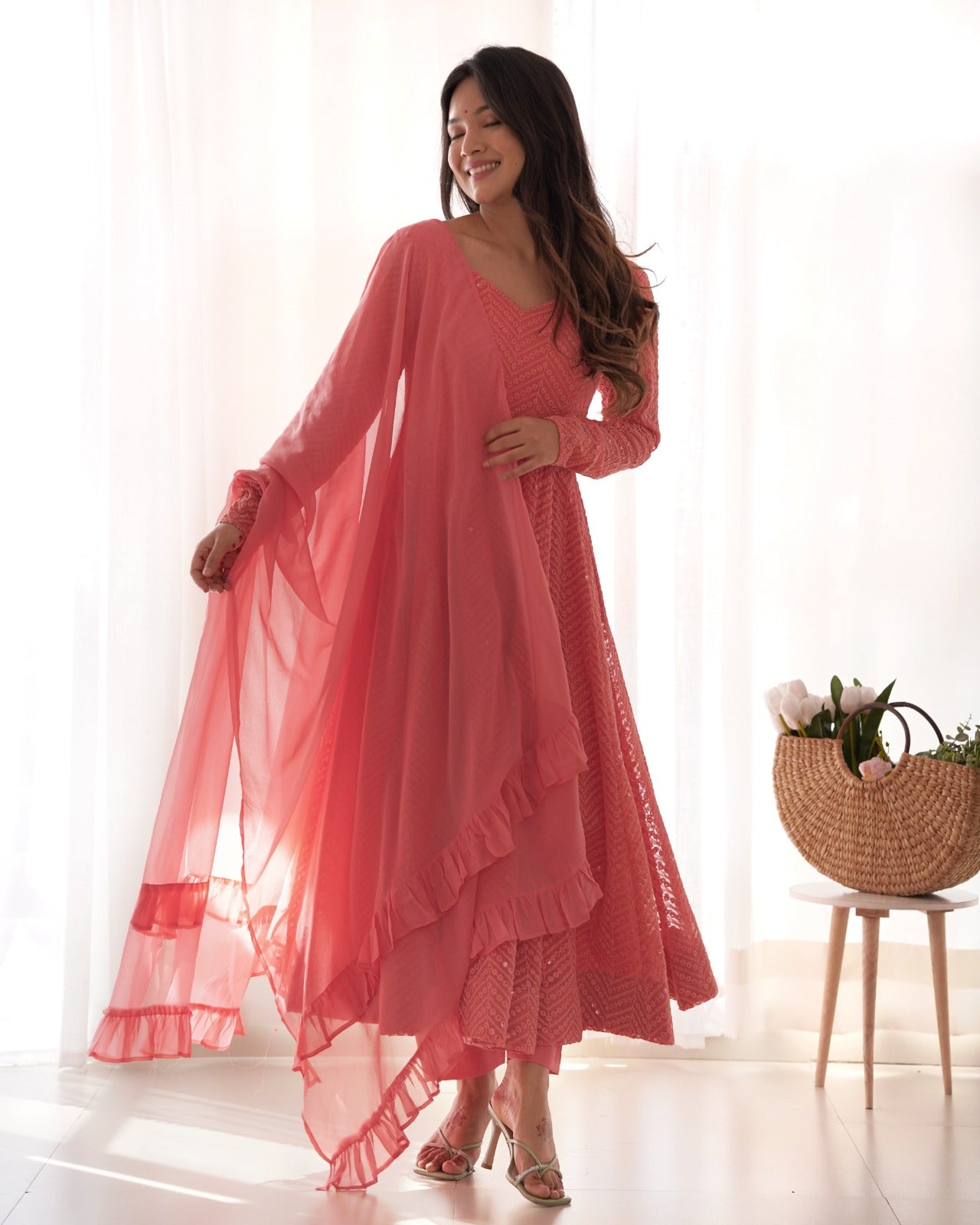 Timeless & Classic Luckhnawi Style Suit