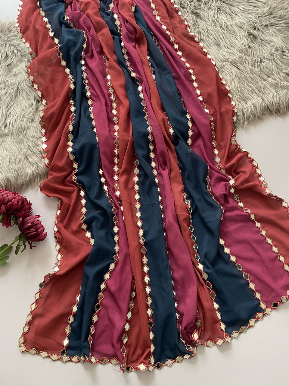 Mirror Work Bling Bollywood BlockBuster saree