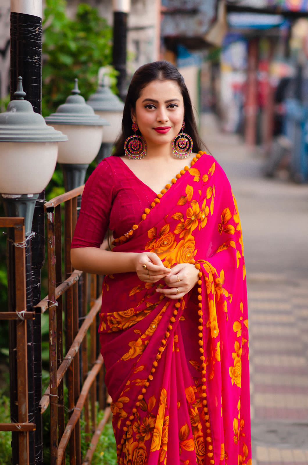 Pum Pum Soft Georgette Attractive Saree