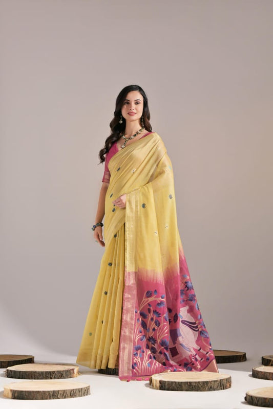 Premium Cotton Classic Colorful Saree